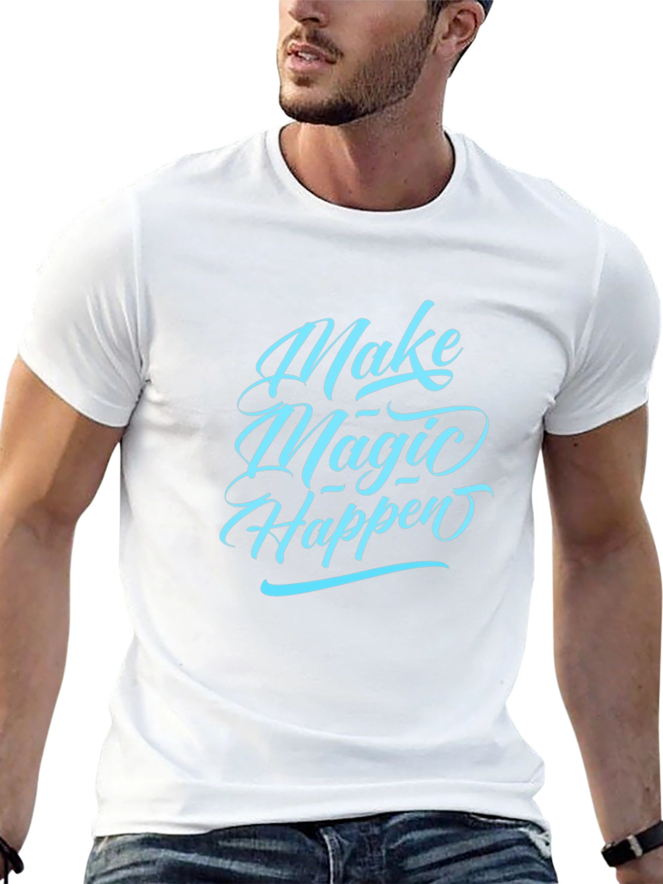 Make Magic Happen Graphic Tee - Casual Comfort