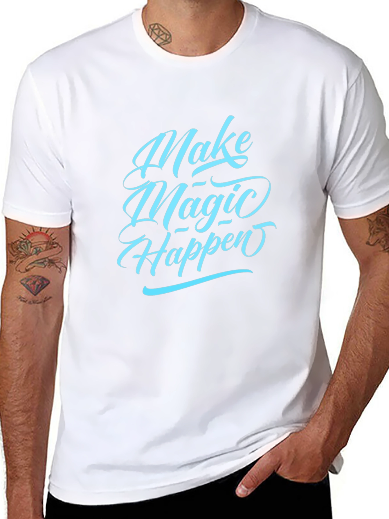 Make Magic Happen Graphic Tee - Casual Comfort