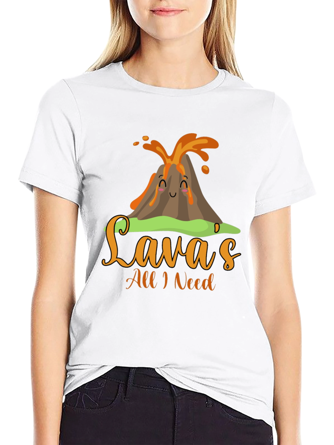 Funny Lavas All I Need Volcano T-Shirt