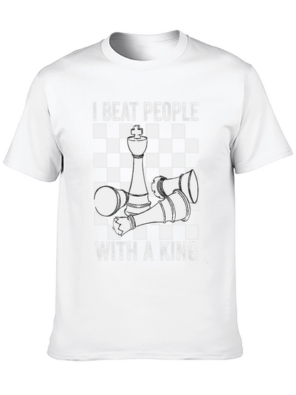 Chess King T-Shirt - I Beat People