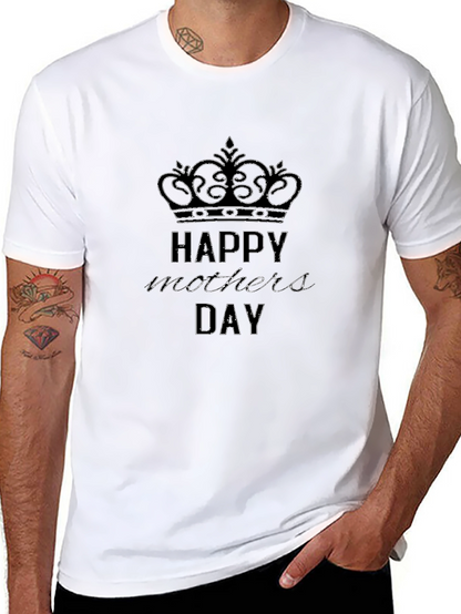 Happy Mothers Day T-Shirt - Crown Design