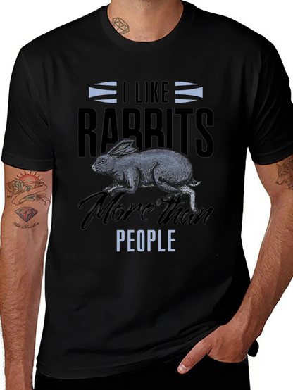 I Like Rabbits T-Shirt - Funny Animal Lover Tee