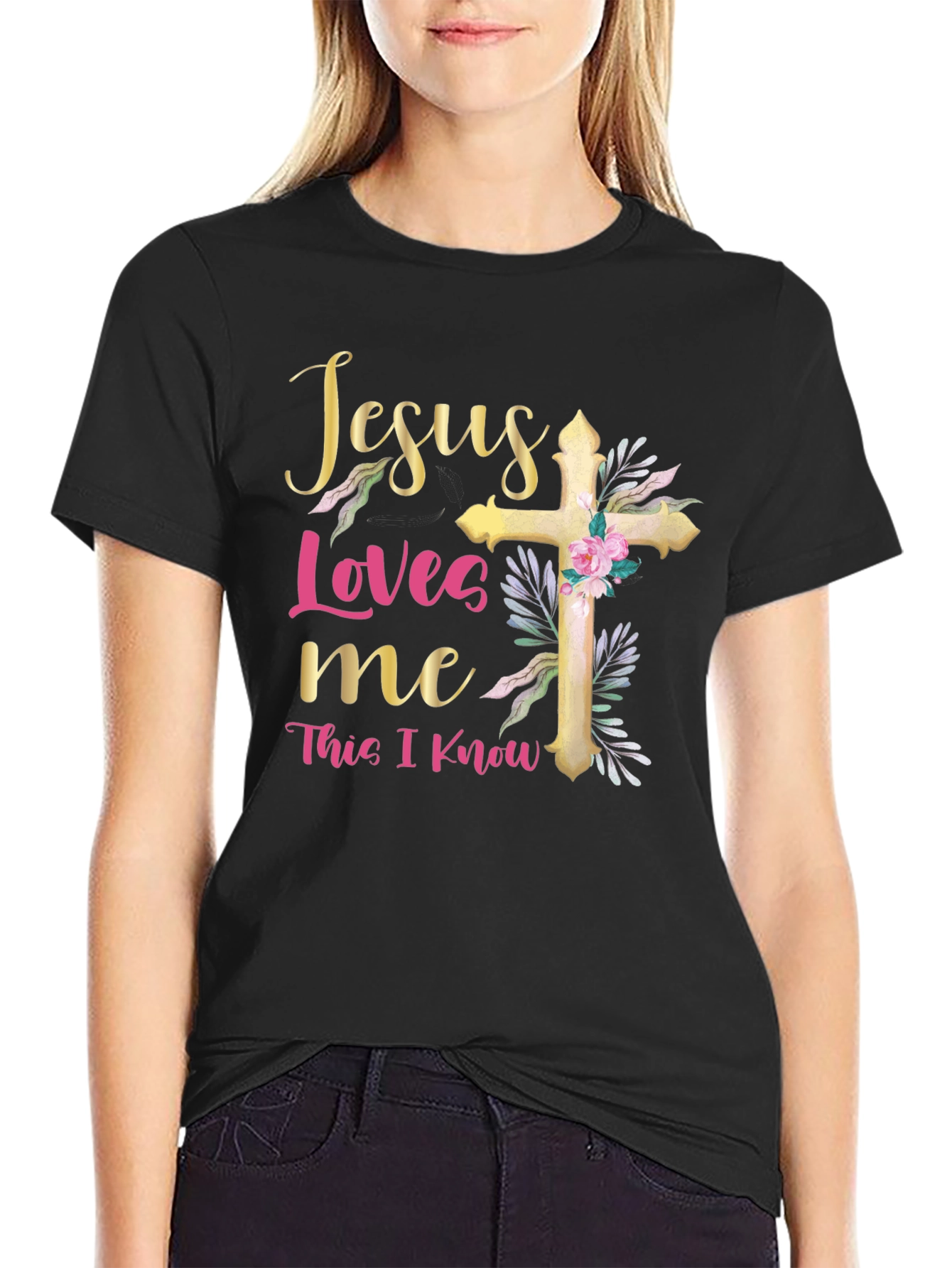 Jesus Loves Me Graphic T-Shirt