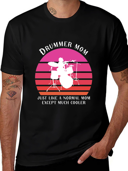 Drummer Mom T-Shirt - Cool Mom Edition!