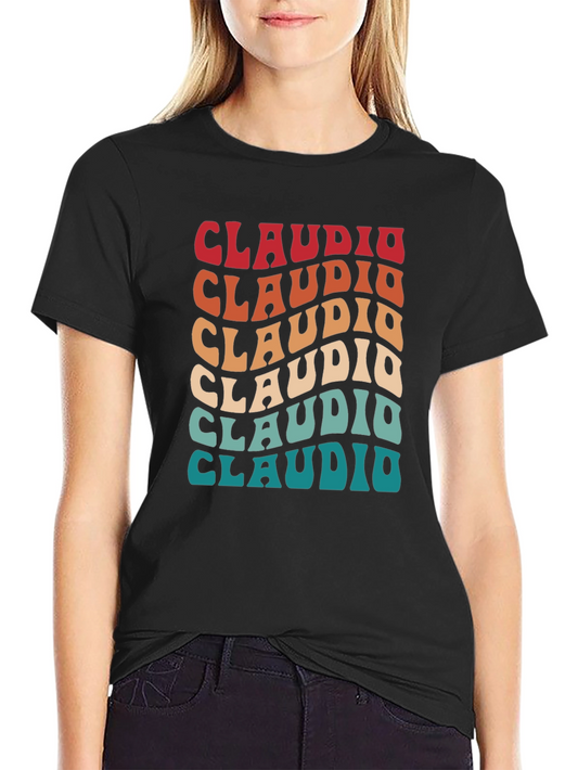 Retro Claudio T-Shirt | Vintage Style Name Tee