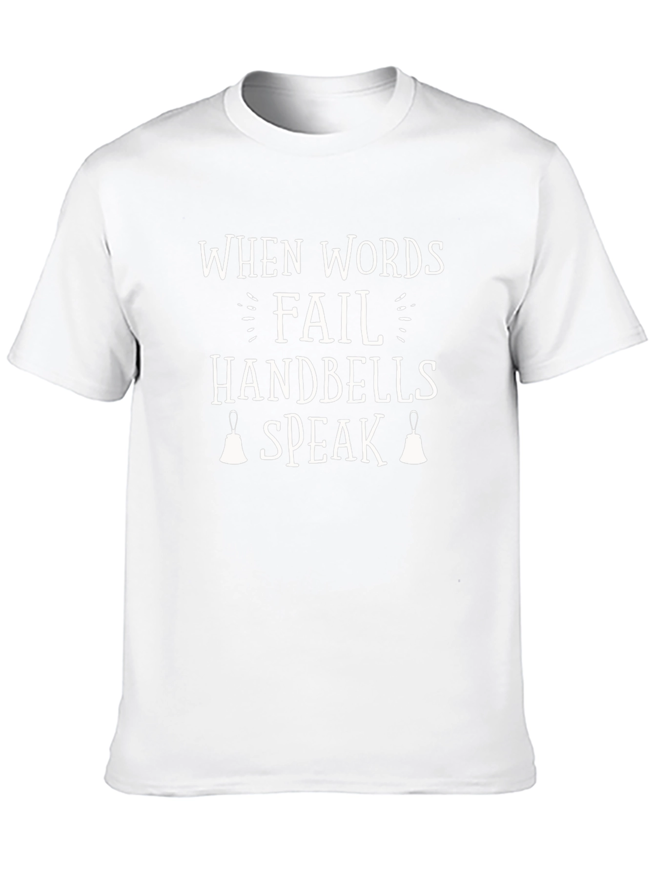 Handbells Speak T-Shirt - Music Lover Tee
