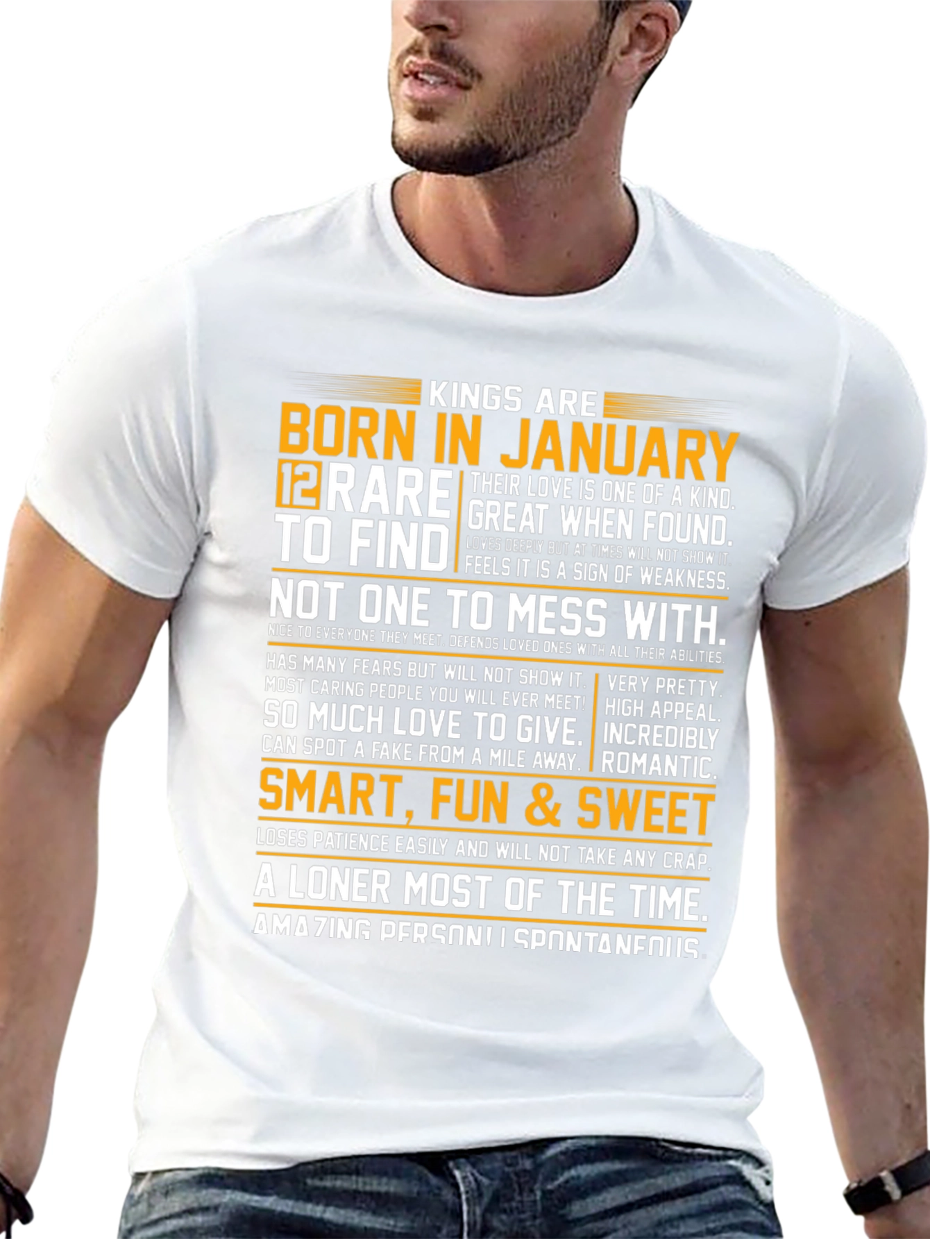 Kings Born in January Graphic Tee