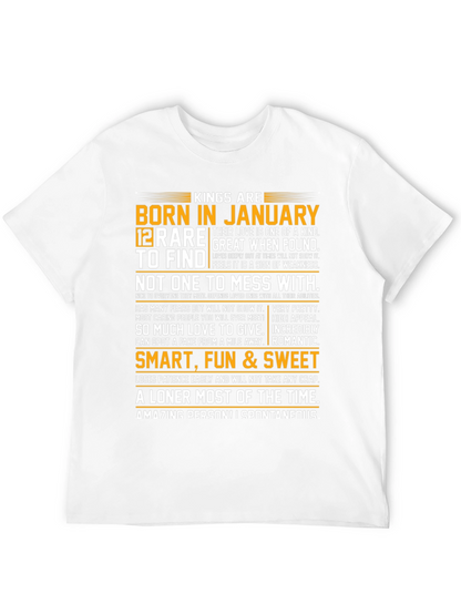Kings Born in January Graphic Tee