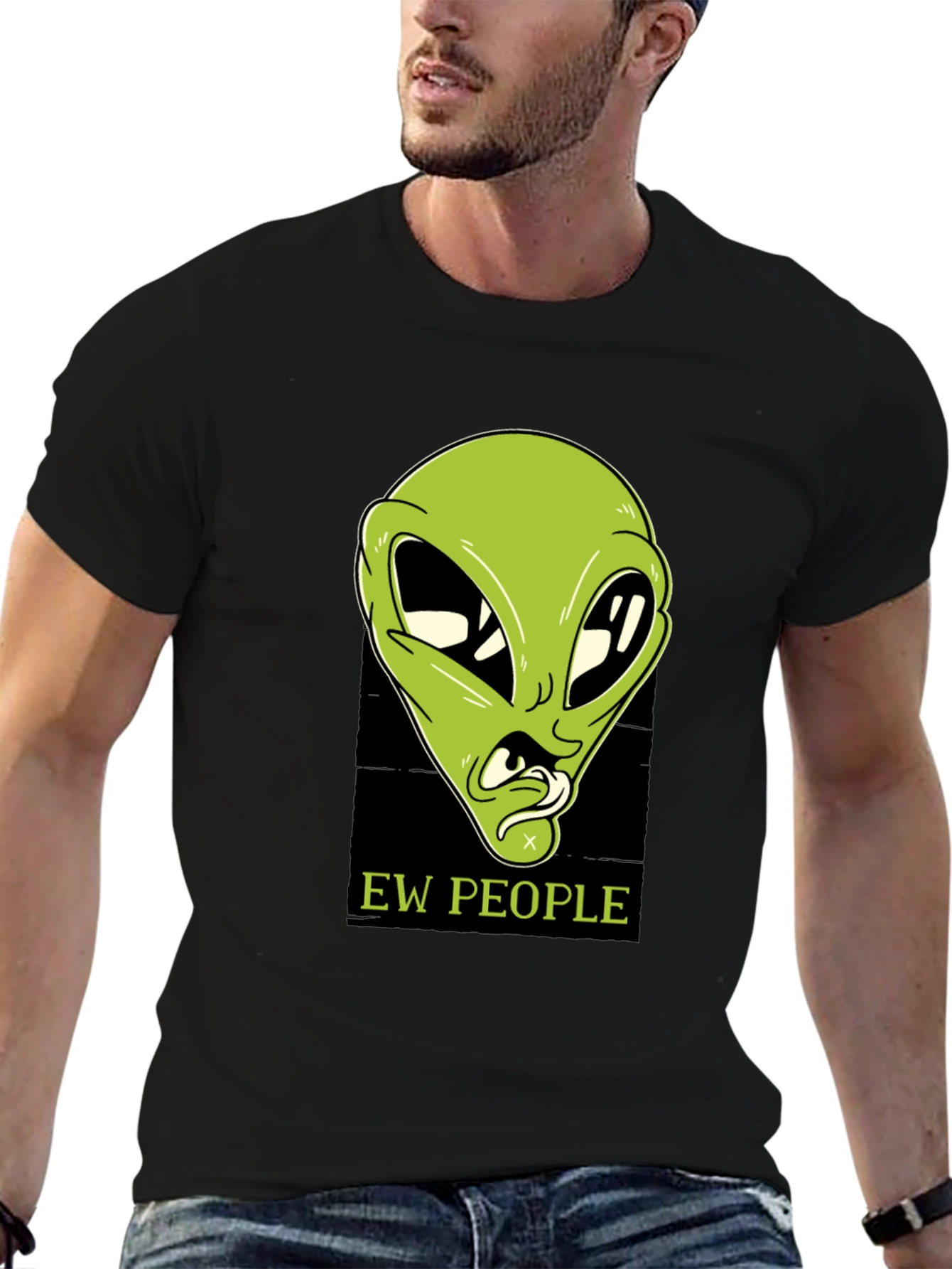 Ew People Alien Graphic T-Shirt