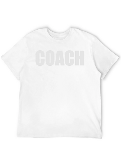 Coach Graphic T-Shirt - Black Crew Neck Tee