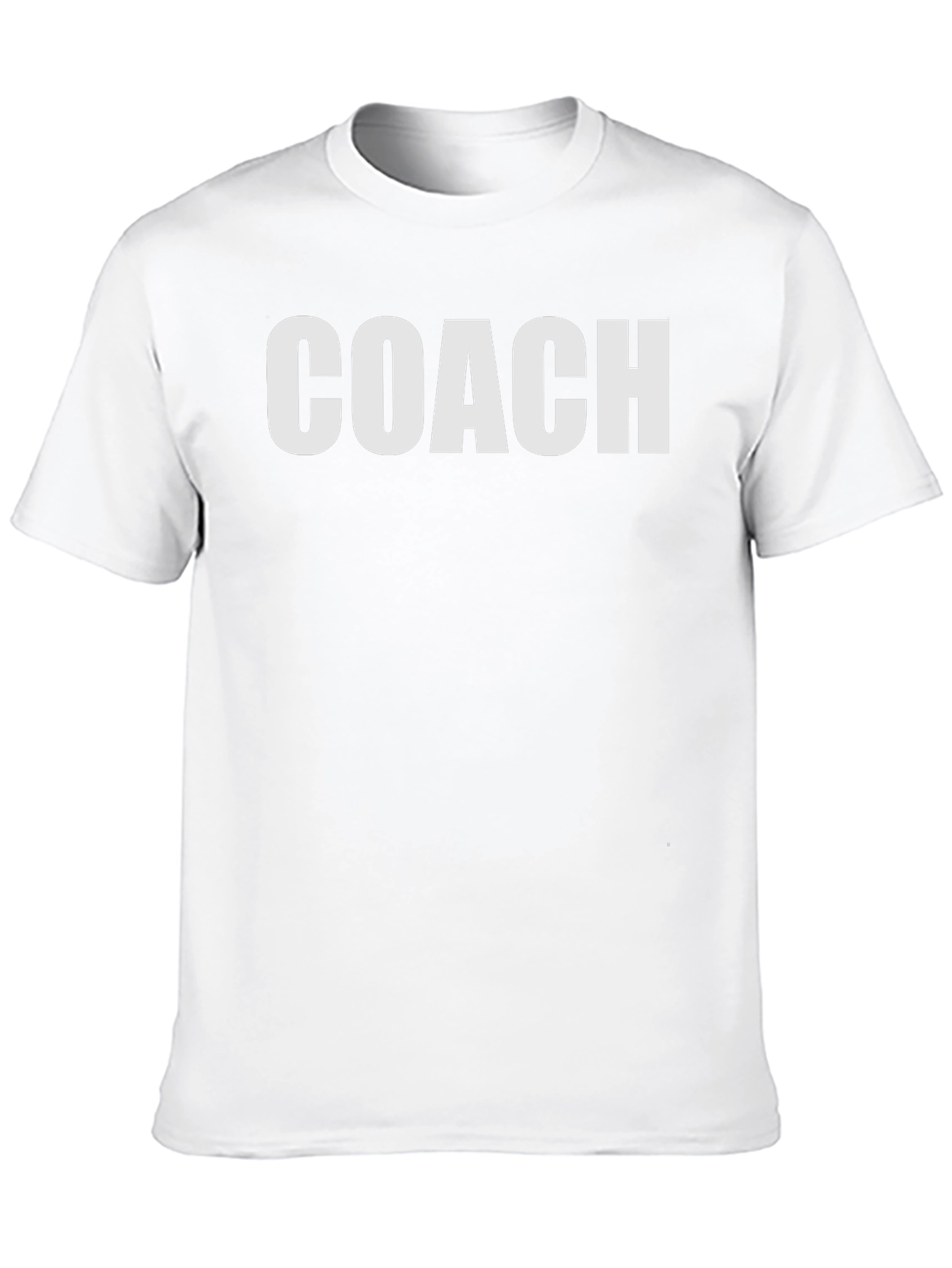 Coach Graphic T-Shirt - Black Crew Neck Tee