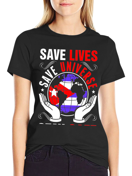 Save Lives Universe Graphic Tee
