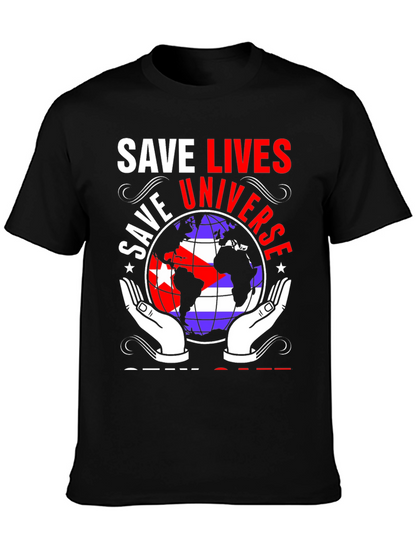 Save Lives Universe Graphic Tee