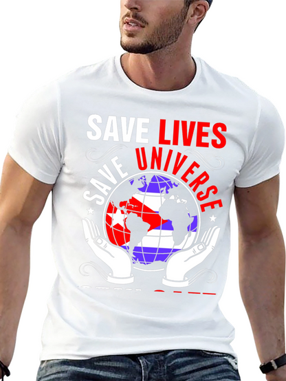 Save Lives Universe Graphic Tee