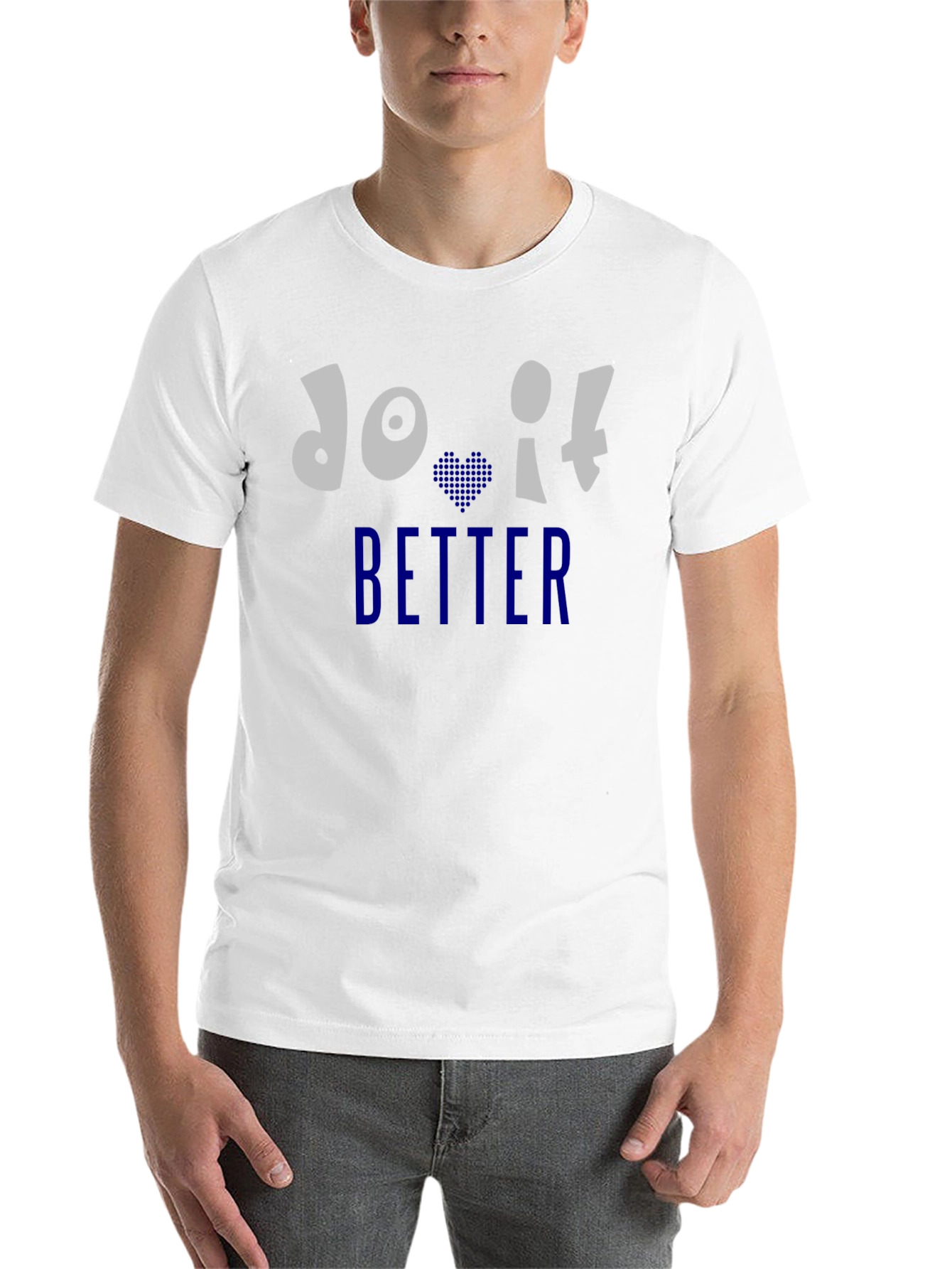 Do It Better Graphic Print Crew Neck T-Shirt