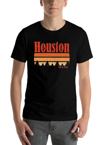 Retro Houston Texas Graphic T-Shirt