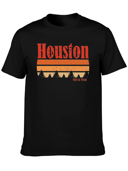 Retro Houston Texas Graphic T-Shirt