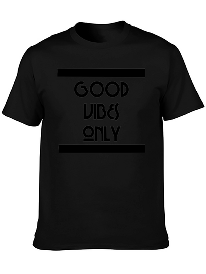 Good Vibes Only Graphic T-Shirt - Black