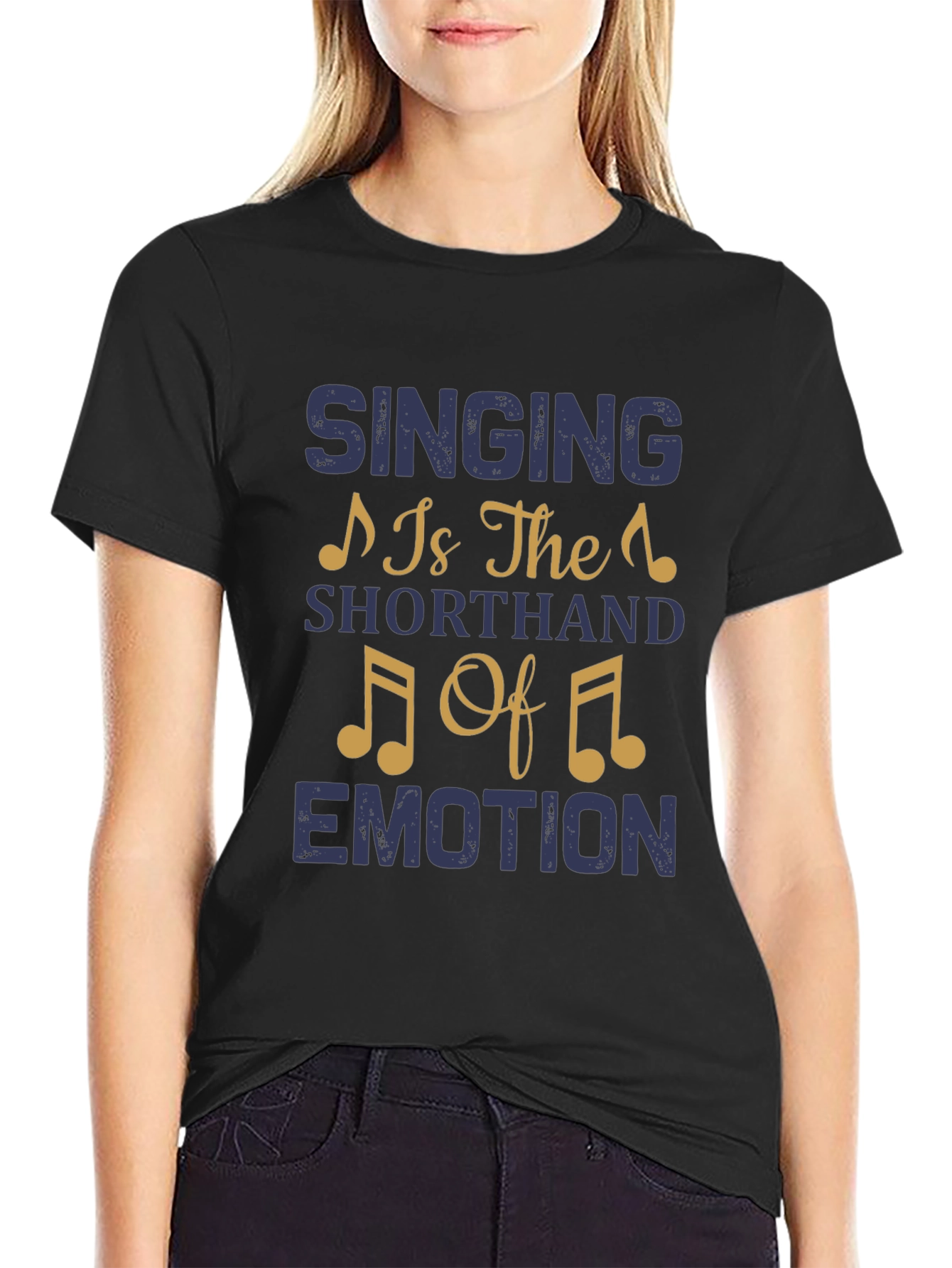 Singing is the Shorthand of Emotion Graphic T-Shirt