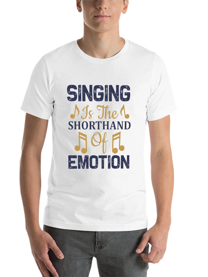Singing is the Shorthand of Emotion Graphic T-Shirt