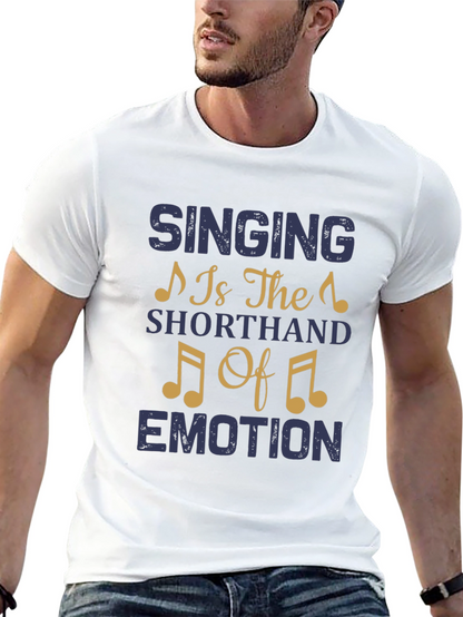 Singing is the Shorthand of Emotion Graphic T-Shirt