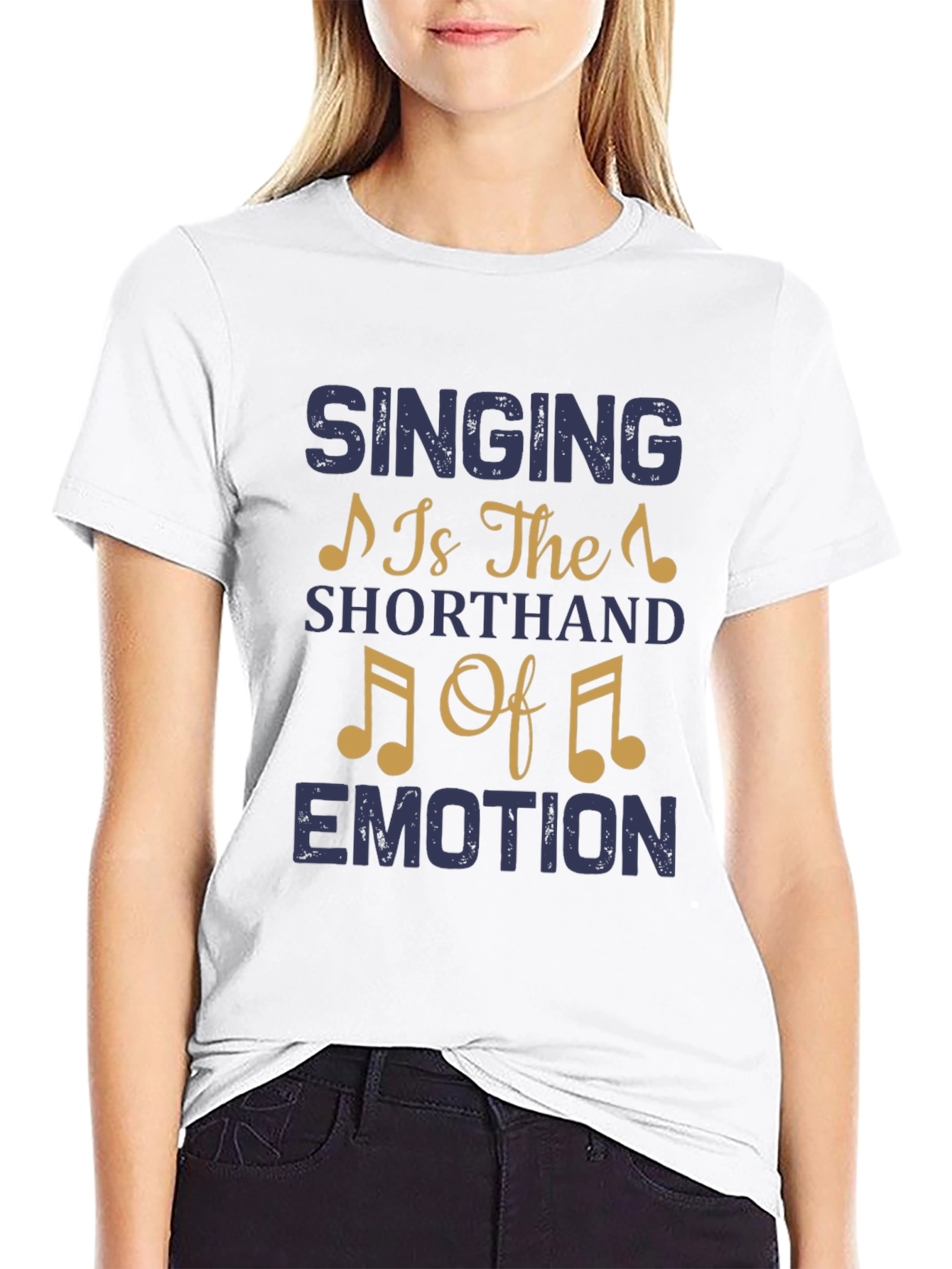 Singing is the Shorthand of Emotion Graphic T-Shirt