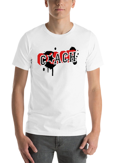 Stylish Coach Graphic Print Black T-Shirt