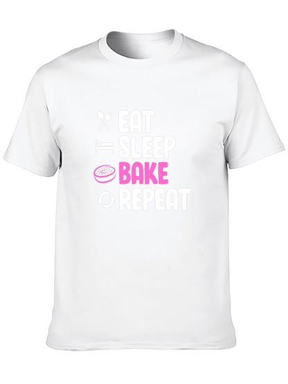 Eat Sleep Bake Repeat T-Shirt - Baker Gift