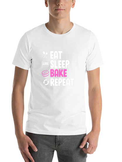 Eat Sleep Bake Repeat T-Shirt - Baker Gift