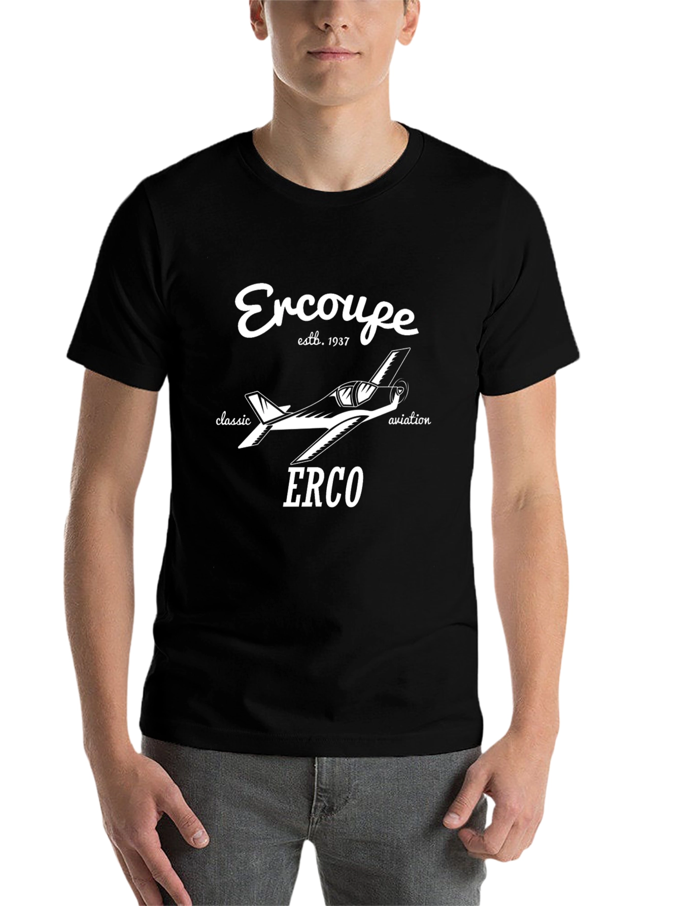 Ercoupe Aviation T-Shirt - Classic Airplane Tee
