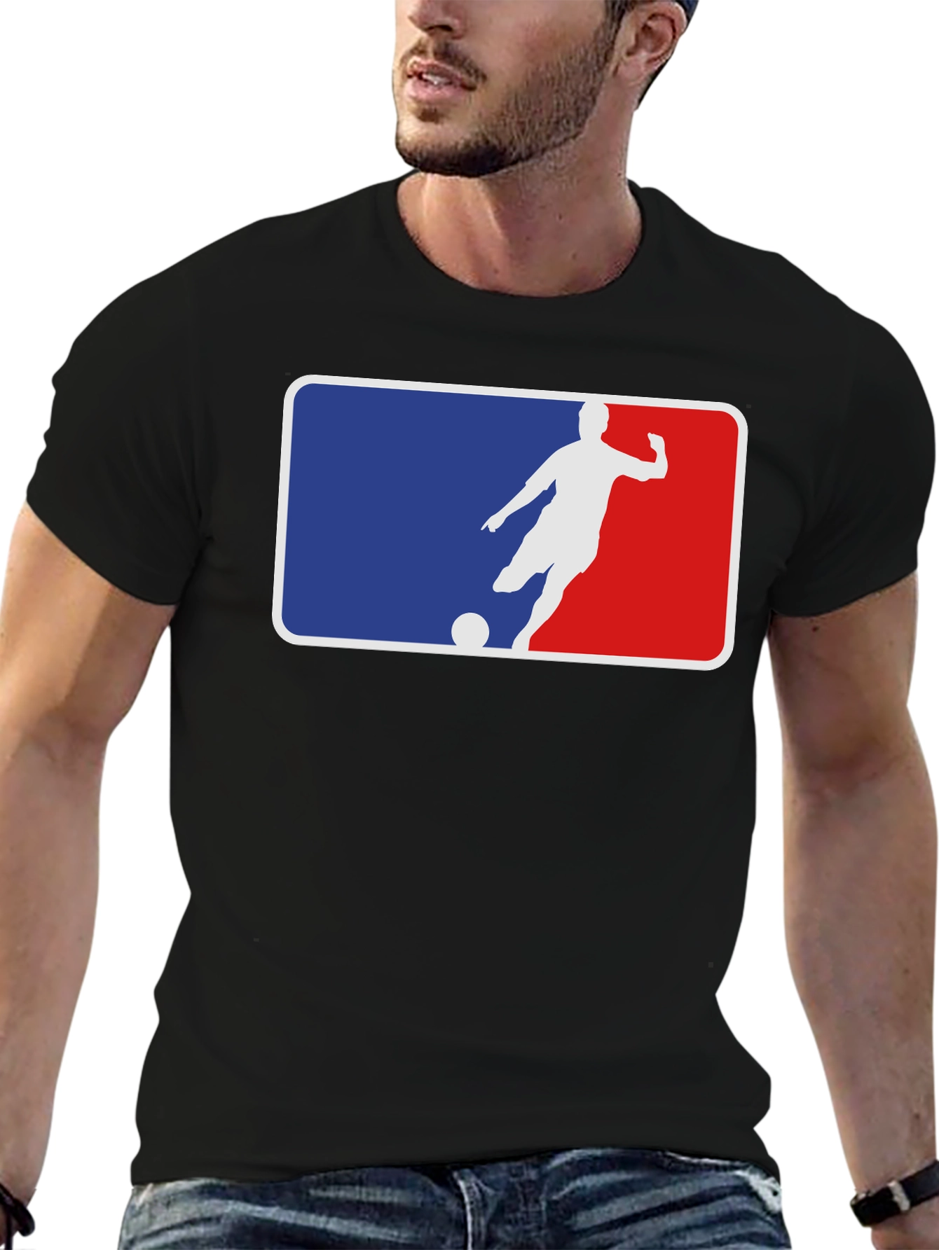 Soccer Player Silhouette T-Shirt