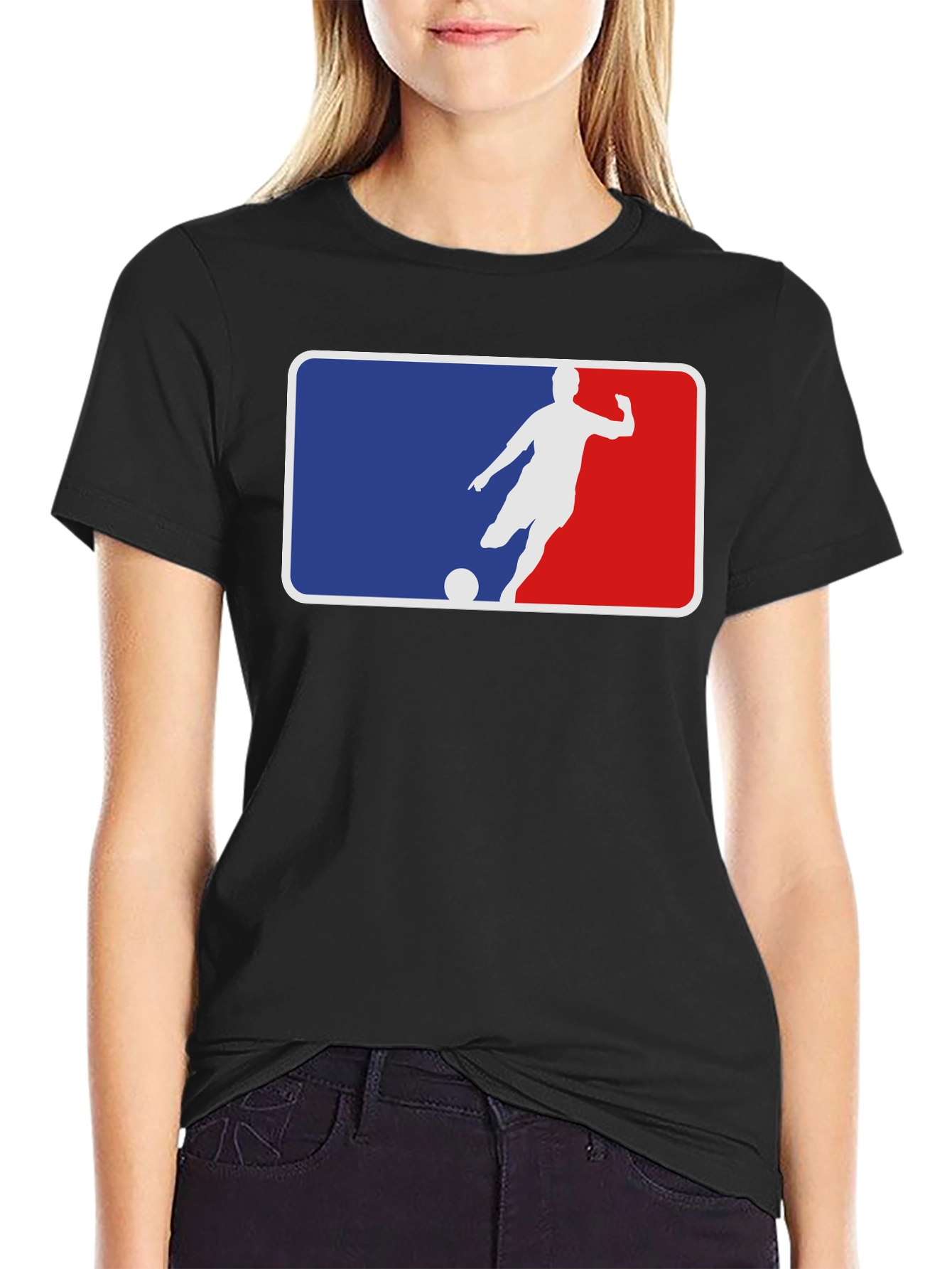 Soccer Player Silhouette T-Shirt