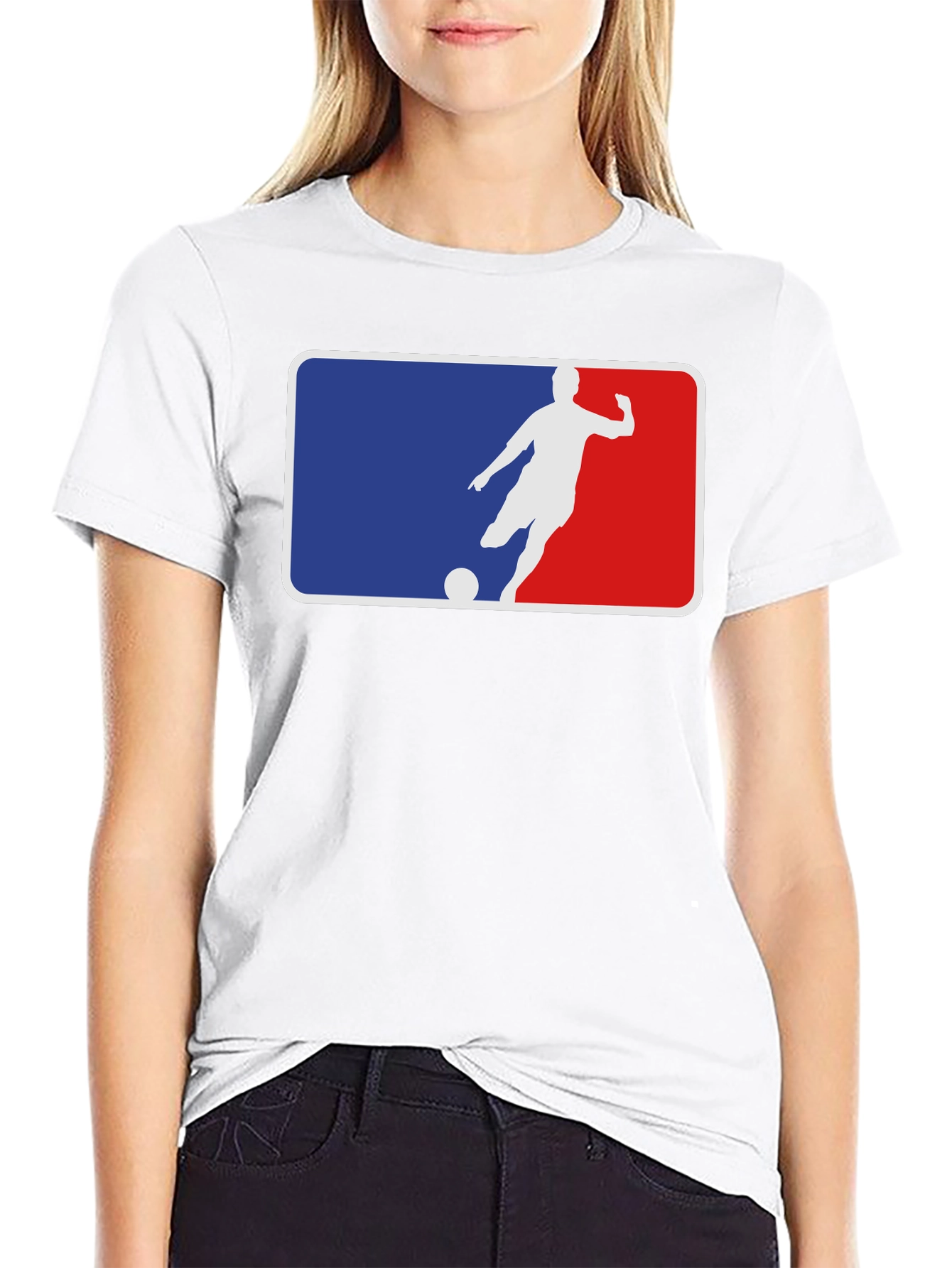 Soccer Player Silhouette T-Shirt