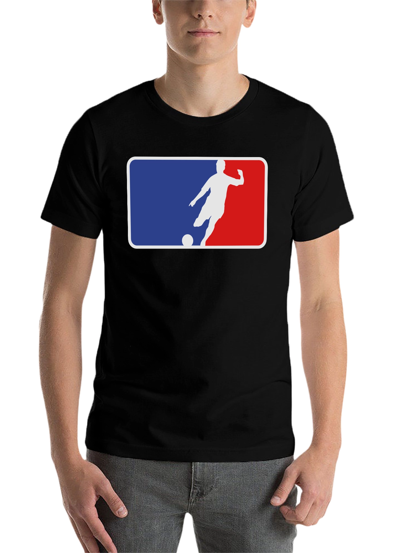Soccer Player Silhouette T-Shirt