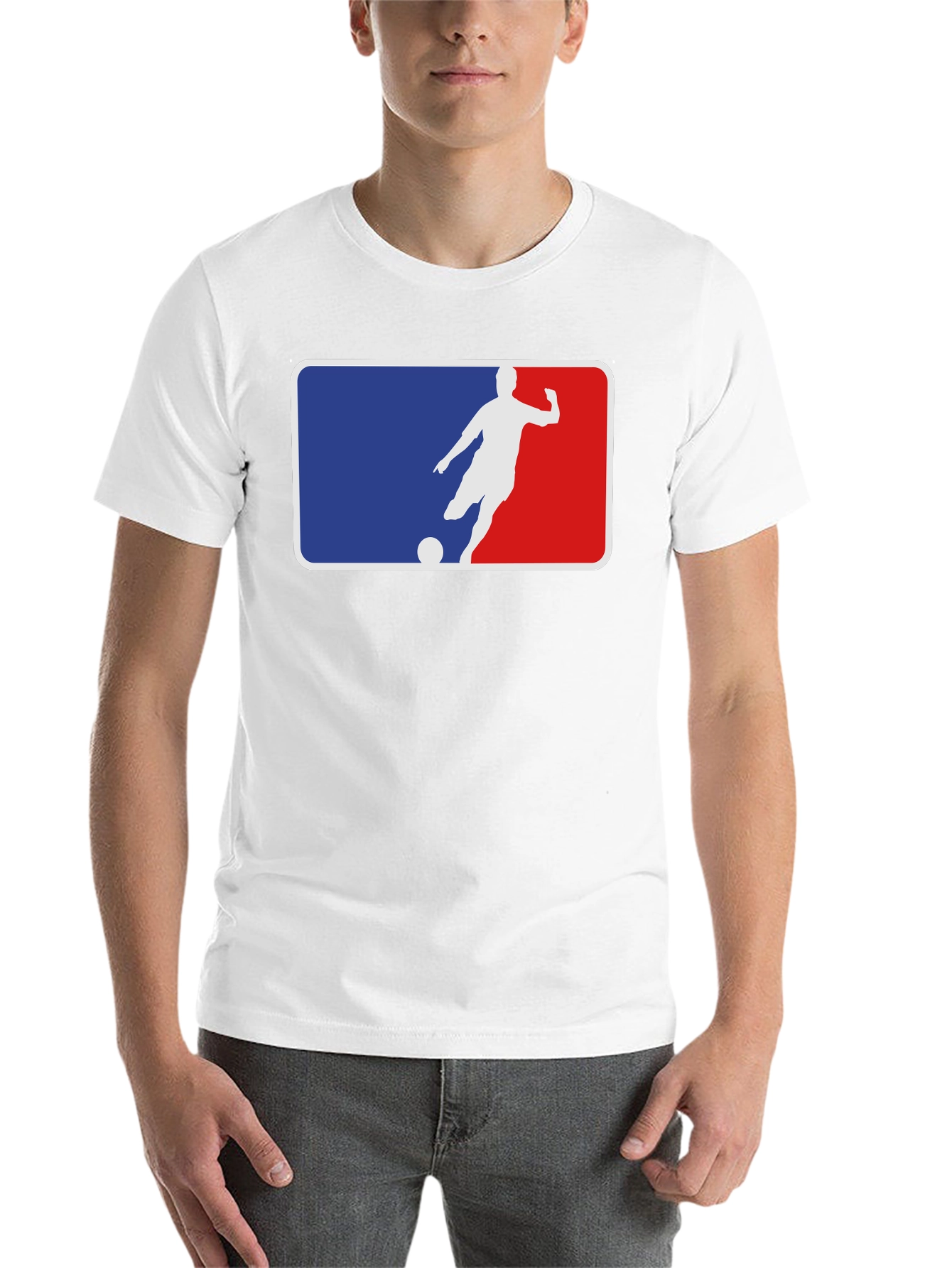 Soccer Player Silhouette T-Shirt