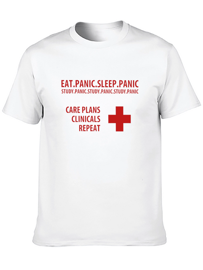 Nurse Life T-Shirt - Eat Panic Sleep Repeat