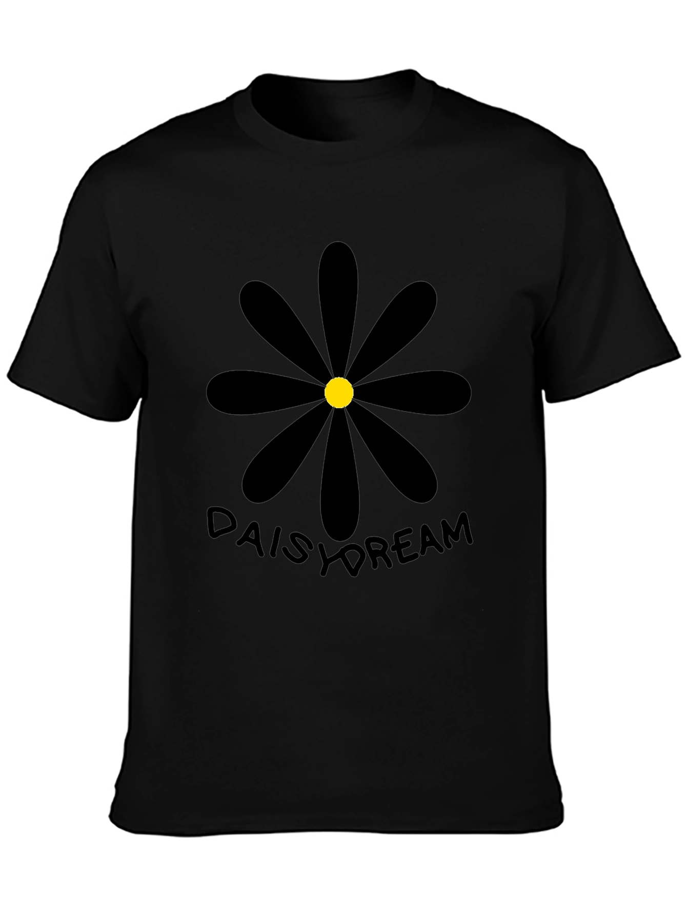 Daisy Dream Black Graphic Tee