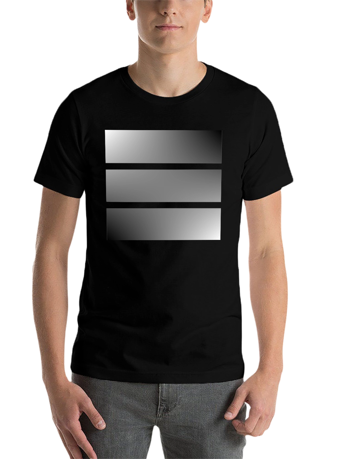 Modern Graphic T-Shirt - Gradient Design