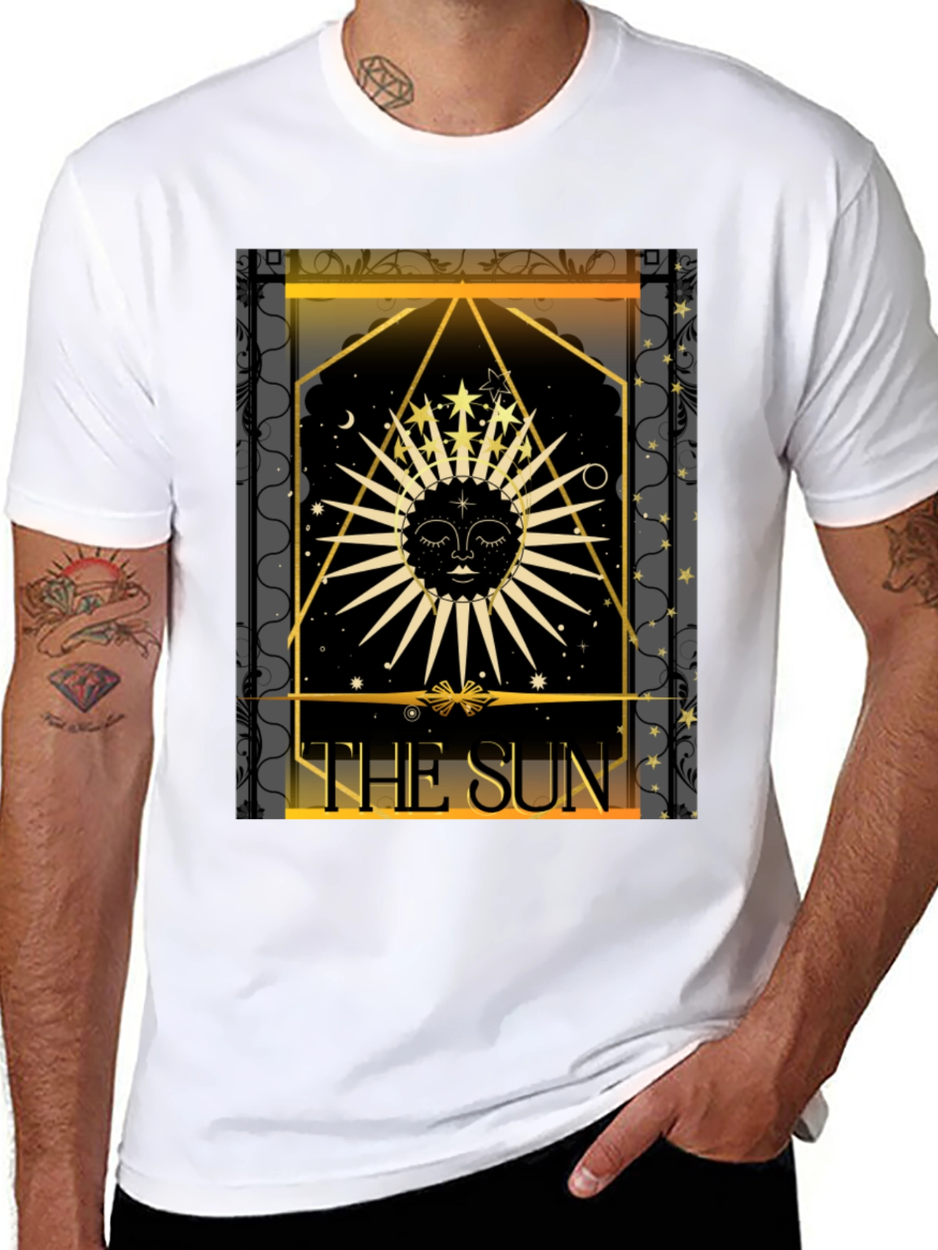 The Sun Tarot Card Graphic T-Shirt