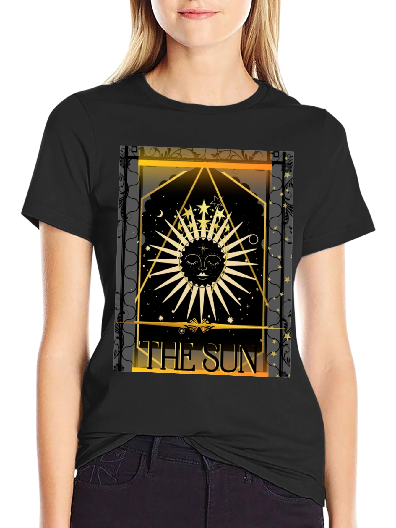 The Sun Tarot Card Graphic T-Shirt