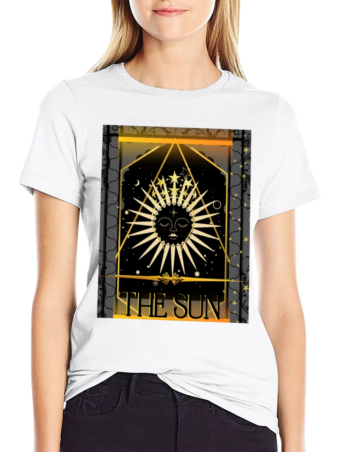 The Sun Tarot Card Graphic T-Shirt