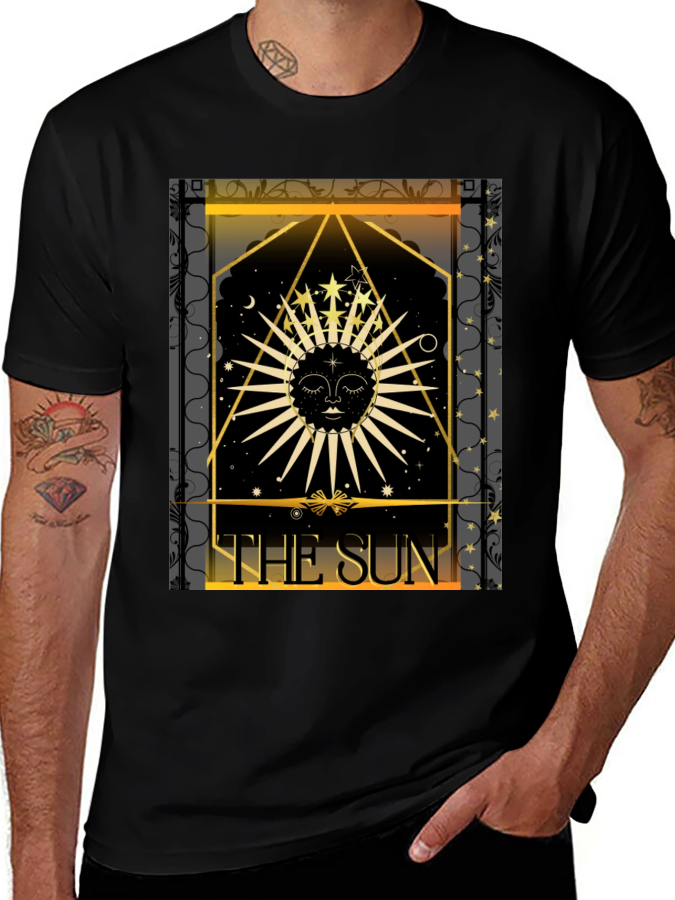 The Sun Tarot Card Graphic T-Shirt