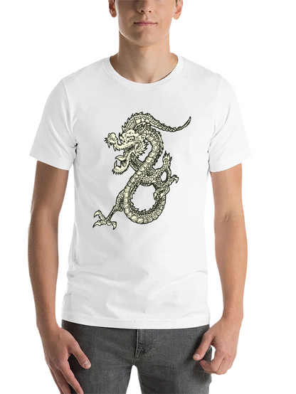 Dragon Graphic Tee - Black Short Sleeve