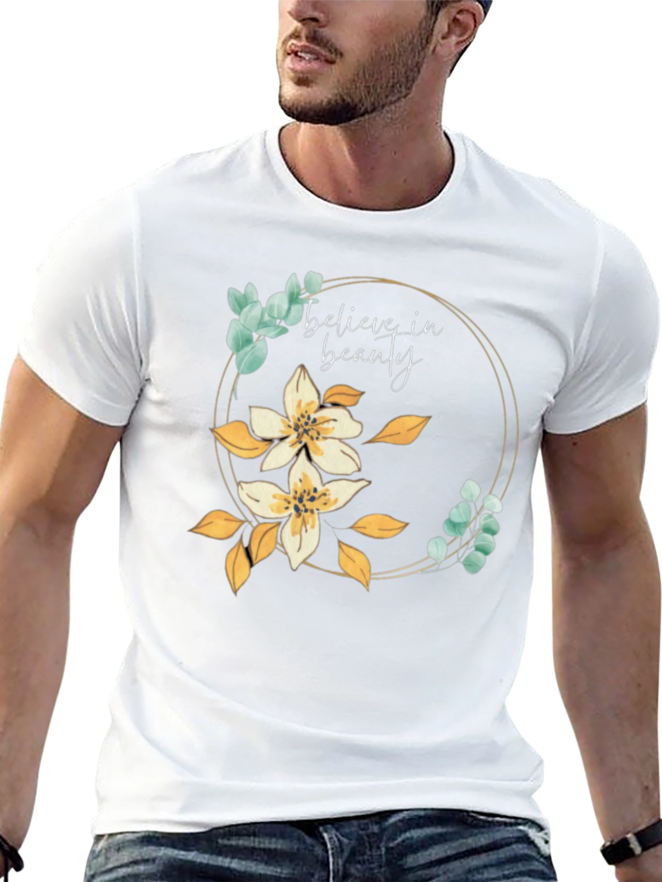 Believe in Beauty Floral Tee