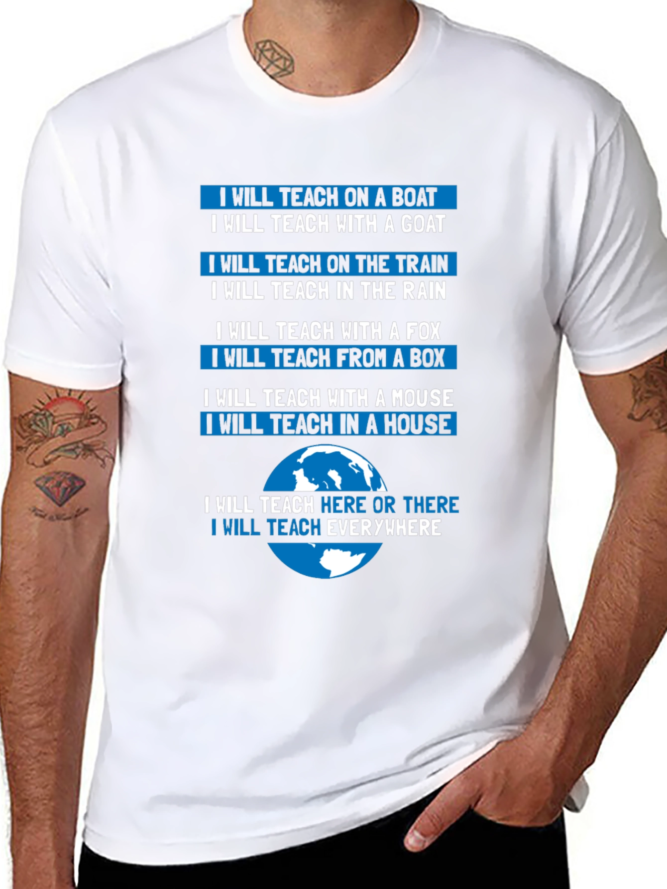 Teacher T-Shirt: Teach Anywhere Everywhere