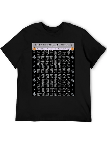 Mandola Chords T-Shirt - Musicians Guide