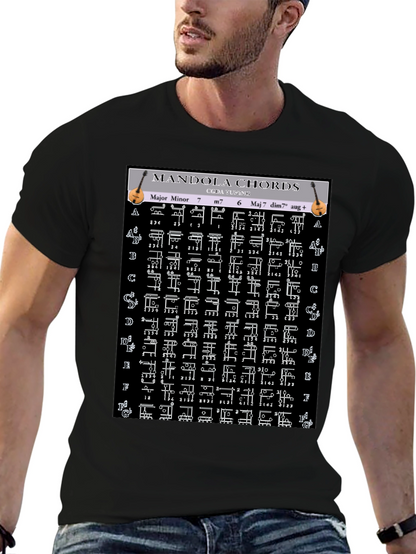 Mandola Chords T-Shirt - Musicians Guide