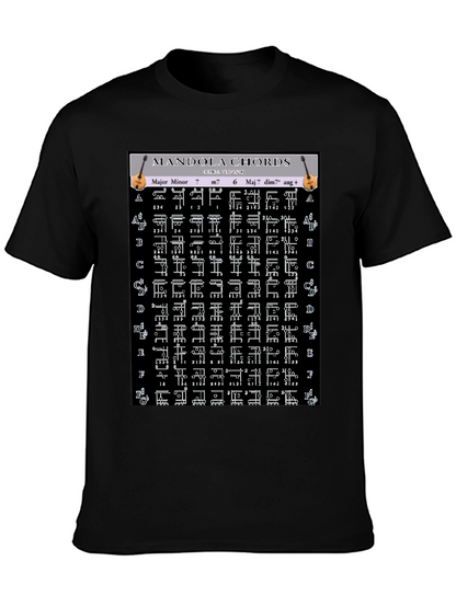 Mandola Chords T-Shirt - Musicians Guide