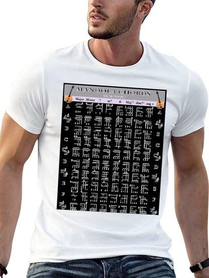 Mandola Chords T-Shirt - Musicians Guide