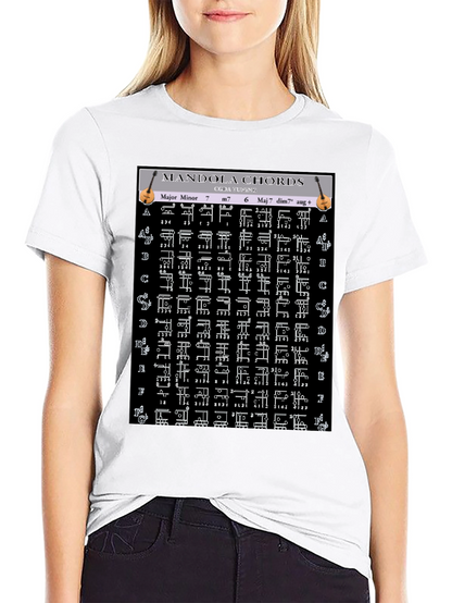 Mandola Chords T-Shirt - Musicians Guide